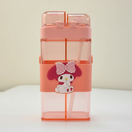 Partitioned Cartoon Children’s Double Drinking Water Bottle 520ml Drinkware