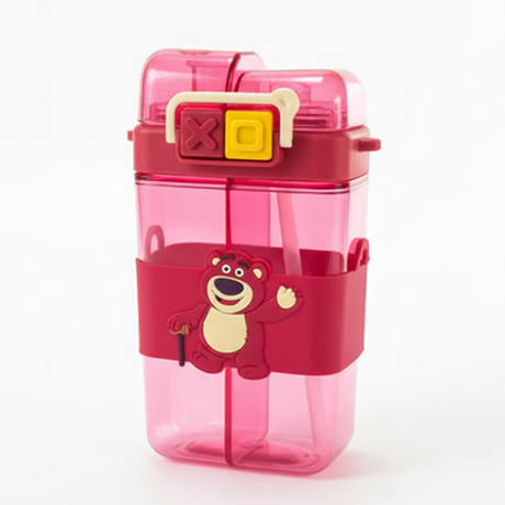 Partitioned Cartoon Children’s Double Drinking Water Bottle 520ml Drinkware