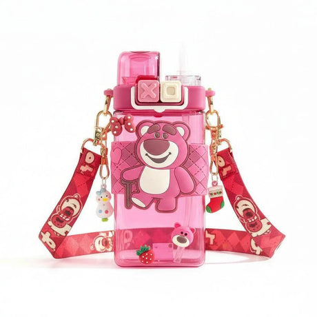 Disney Sanrio Kids Double Compartment Water Bottle Cartoon Design Drinkware