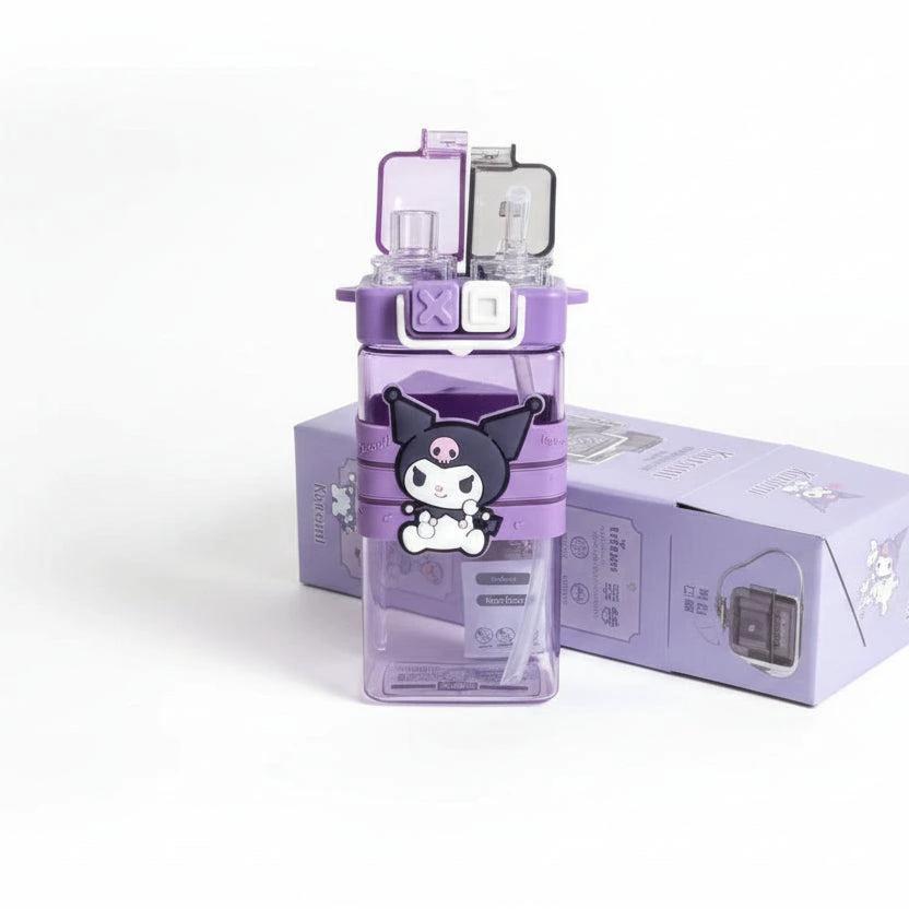 Disney Sanrio Kids Double Compartment Water Bottle Cartoon Design Drinkware