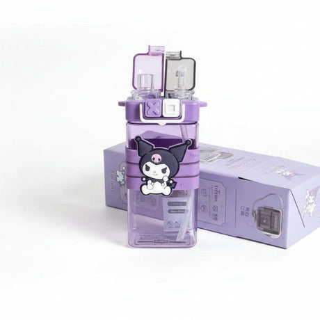 Disney Sanrio Kids Double Compartment Water Bottle Cartoon Design Drinkware
