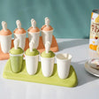 Cartoon Reusable Popsicle Mold Set for Homemade Ice Cream Bakeware Ice Molds
