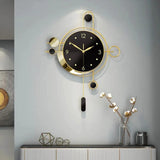 Modern Luxury Giant Gold Wall Clock Nordic Metal Design Home decor wall clocks Wall Clocks