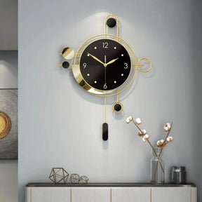 Modern Luxury Giant Gold Wall Clock Nordic Metal Design Home decor wall clocks Wall Clocks