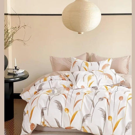 4pc Double Sided Luxurious Microfiber Duvet Cover Set Floral Edition blankets in bedding Duvet Covers