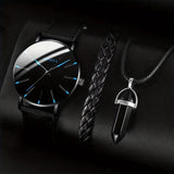 3 in 1 Luxury Men Styled Gift Set Men gift set Jewelry Sets