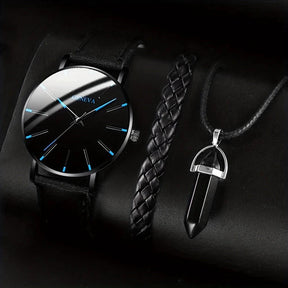 3 in 1 Luxury Men Styled Gift Set Men gift set Jewelry Sets
