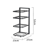 4 Layer Pot and Pan Storage Rack Kitchen Organizer