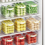 Stackable Acrylic Fridge Storage Containers with Wheels Fridge container Food Storage Containers