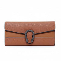 Ladies Long Tri-Fold PU Leather Wallet with Card Slots Ladies wallets Wallets