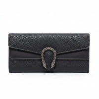Ladies Long Tri-Fold PU Leather Wallet with Card Slots Ladies wallets Wallets