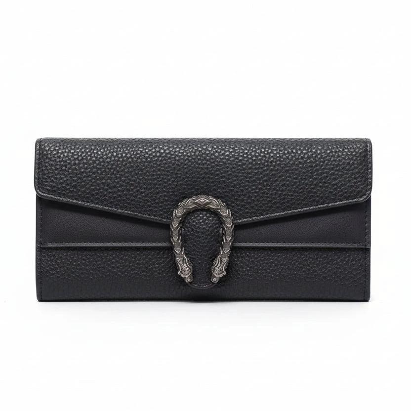 Ladies Long Tri-Fold PU Leather Wallet with Card Slots Ladies wallets Wallets