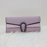Ladies Long Tri-Fold PU Leather Wallet with Card Slots Ladies wallets Wallets