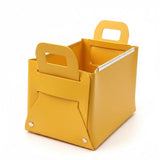 Multifunction PU Leather Collapsible Sundries Storage Basket Organizer Desk organizer Household Storage Containers