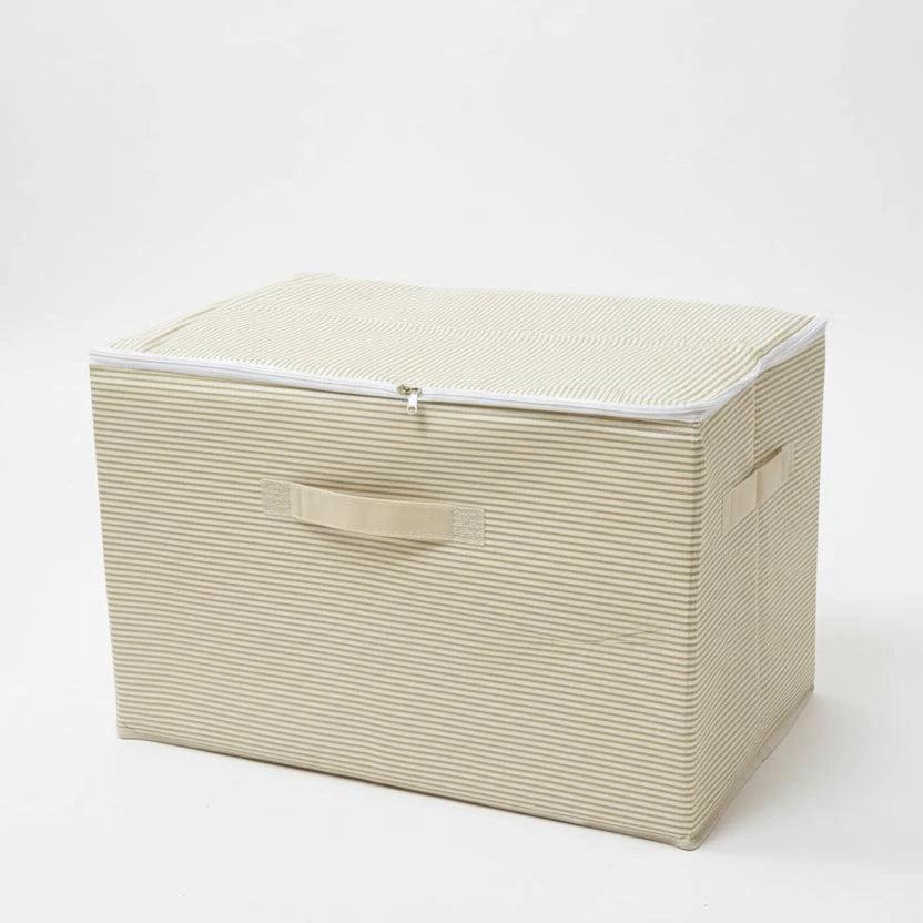 Large Capacity Collapsible Zipper Storage Box for Wardrobe and Closet Storage box Household Storage Bags