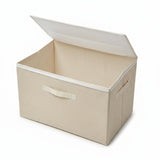 Large Capacity Collapsible Zipper Storage Box for Wardrobe and Closet