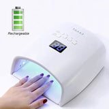 Rechargeable Professional UV LED Nail Lamp 66W Cordless with Smart Sensor