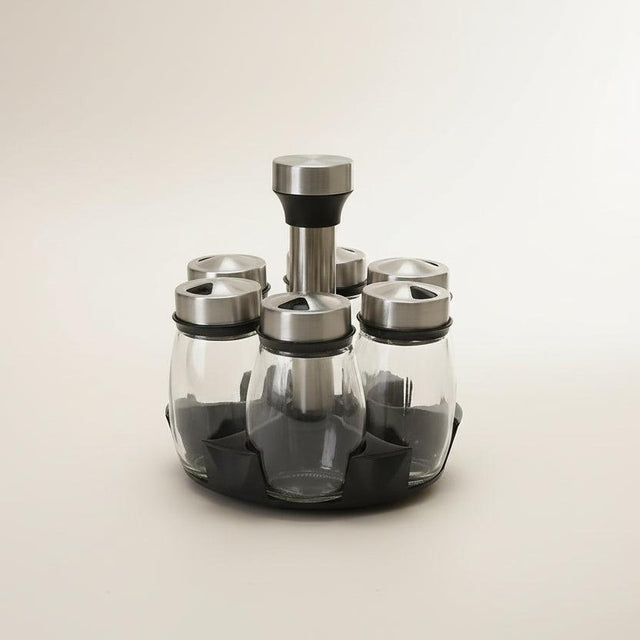 7 in 1 Kitchen Rotating Spice Bottle Set