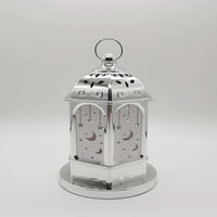Moon and Star Shadow Decorative Lantern for Eid and Ramadan Decor Seasonal & Holiday Decorations