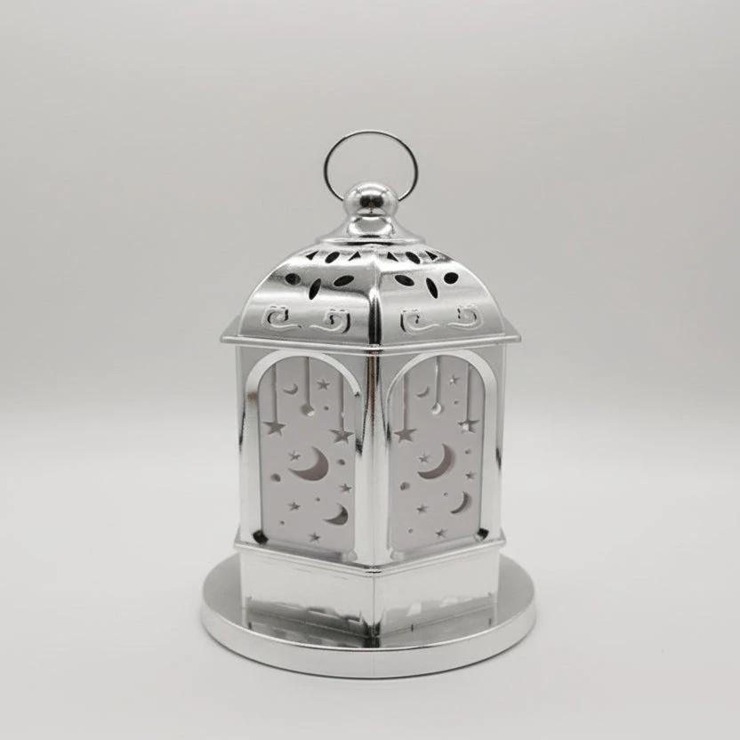 Moon and Star Shadow Decorative Lantern for Eid and Ramadan Decor Seasonal & Holiday Decorations