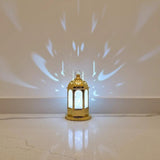 Moon and Star Shadow Decorative Lantern for Eid and Ramadan Decor Seasonal & Holiday Decorations