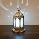Moon and Star Shadow Decorative Lantern for Eid and Ramadan Decor Seasonal & Holiday Decorations