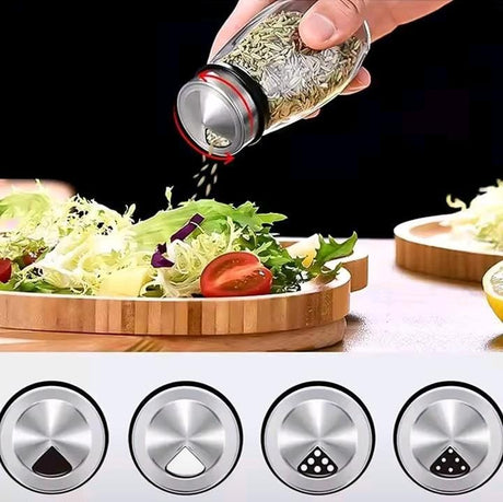 7 in 1 Kitchen Rotating Spice Bottle Set