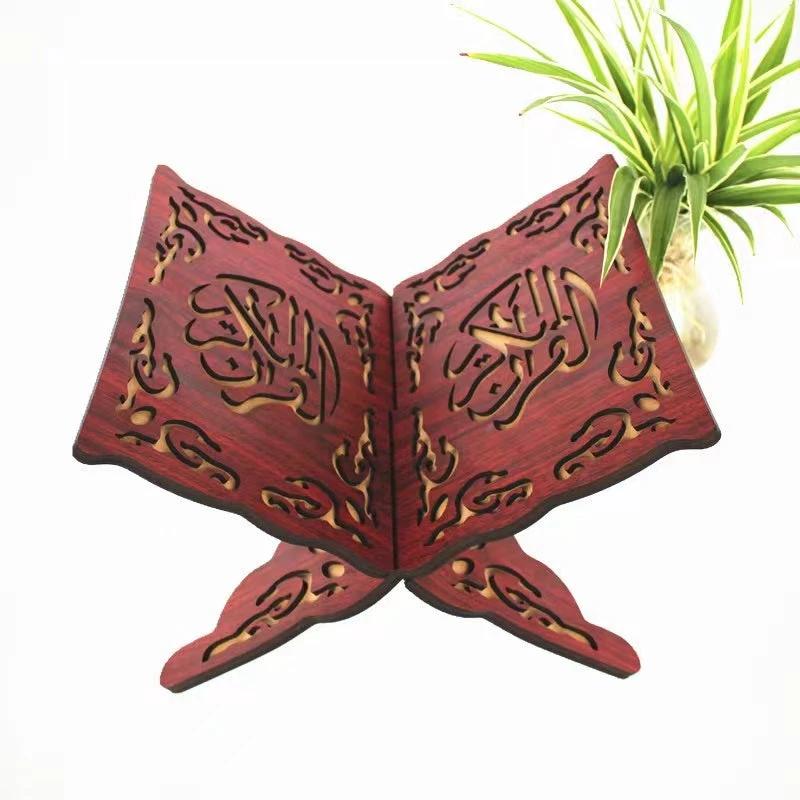 Quran Display Wooden Rack A5 Size Islamic Book Stand Quran wooden rack Uncategorized