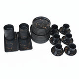 Matte Stoneware European Dinner Set 32 Pieces Smooth Finish Dinner set Uncategorized