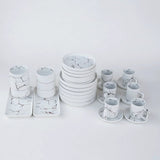 Matte Stoneware European Dinner Set 32 Pieces Smooth Finish Dinner set Uncategorized