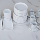 Matte Stoneware European Dinner Set 32 Pieces Smooth Finish Dinner set Dinnerware Sets