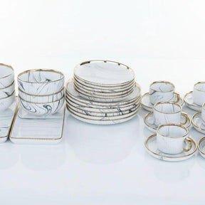 Elegant European Porcelain Dinner Set 32 Pieces Premium Tableware dinner plates Dinnerware Sets