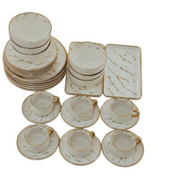 Elegant European Porcelain Dinner Set 32 Pieces Premium Tableware Dinner set Dinnerware Sets