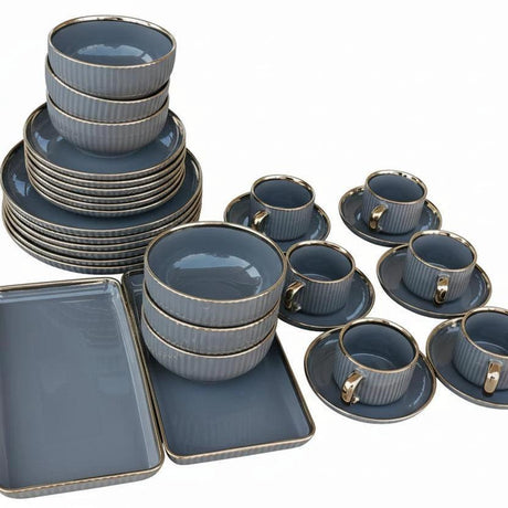 Elegant European Porcelain Dinner Set 32 Pieces Premium Tableware Dinner set Dinnerware Sets