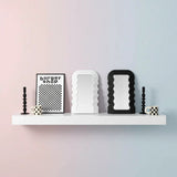 Desktop Wavy Mirror – 42×26cm Modern Framed Decorative Mirror mirrors in decors Mirrors