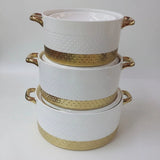 Ceramic Casserole Serving Dish Set 3 Pieces with Lids Ceramic serving dish Serving Platters