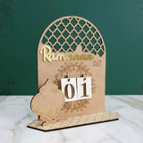 Ramadhan Countdown Calendar Wooden Eid Decor Ramadhan decor Religious Items