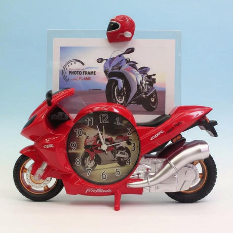 Motorbike Alarm Clock Decorative Desk
