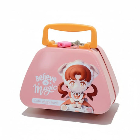 Magic Piggy Bank Iron Money Saving Box with Coin and Note Slot Piggy bay Piggy Banks