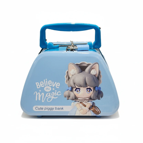 Magic Piggy Bank Iron Money Saving Box with Coin and Note Slot Piggy bay Piggy Banks