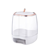 Apple Shape 10kg Rice Dispenser with Push Button Release Cereal dispenser Food Dispensers