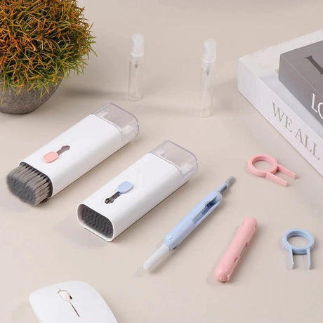 7-in-1 Keyboard & Earbuds Cleaning Kit for Laptop, AirPods & Headsets Electronics & Accessories Electronics Cleaners