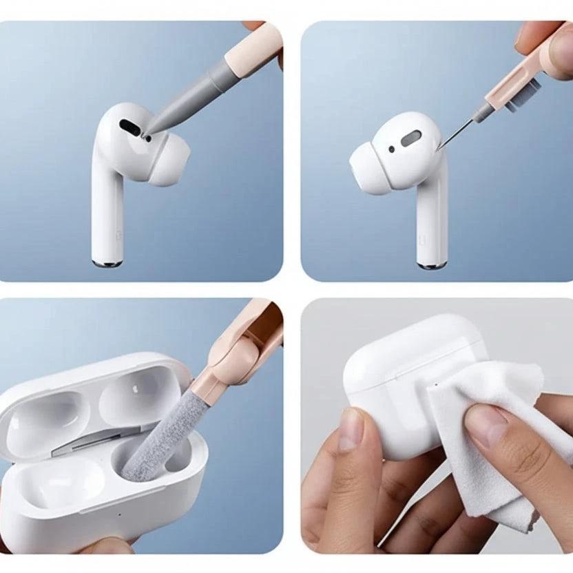 7-in-1 Keyboard & Earbuds Cleaning Kit for Laptop, AirPods & Headsets Electronics & Accessories Electronics Cleaners