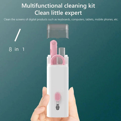 7-in-1 Keyboard & Earbuds Cleaning Kit for Laptop, AirPods & Headsets Electronics & Accessories Electronics Cleaners