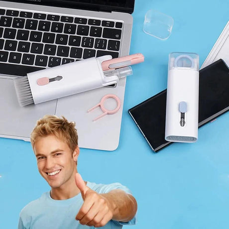 7-in-1 Keyboard & Earbuds Cleaning Kit for Laptop, AirPods & Headsets Electronics & Accessories Electronics Cleaners