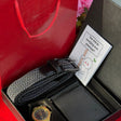 Valentines Men Gift Set with Engraved Watch Belt and Wallet Valentine nen gift Outfit Sets