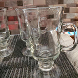 Heat-Resistant Thickened Glass Irish Coffee Cups Transparent, Durable Glassware for Hot Drinks