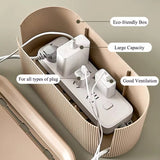 Cable Organizer Box – Green Plastic Cable Management Storage for Home & Office