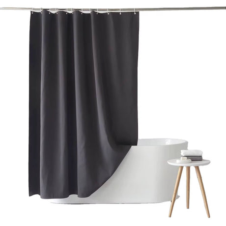 Waterproof Shower Curtain with Hooks – 180x200cm PEVA Bathroom Curtain- Furaha Finds Kenya
