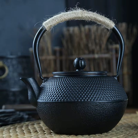 Original Cast Iron Teapot Set – With Infuser, Coaster & Spoon | Heavy Duty & Timeless- Furaha Finds Kenya